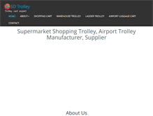 Tablet Screenshot of cart-trolley.com